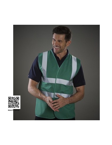 Y-HVW100-Hi-Vis 2 Bands et Braces Waistcoat